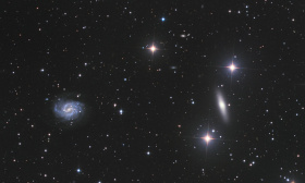 Galaxies ngc 4535 et ngc 4526